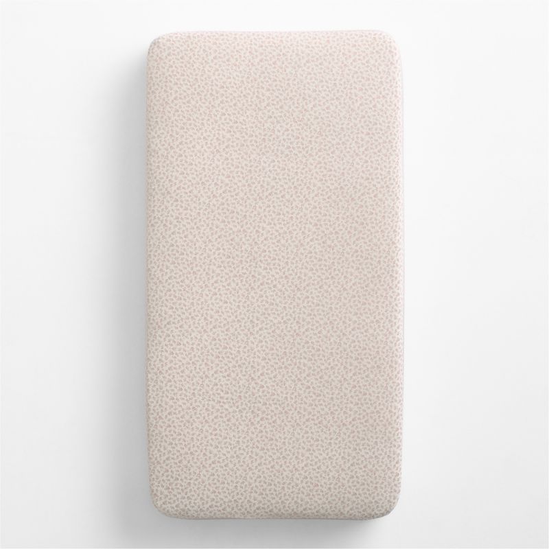 Supersoft Camila Floral Organic Cotton Gauze Baby Crib Fitted Sheet - image 2 of 5