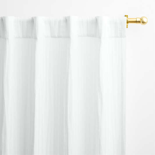 Supersoft Pampas Ivory 100% Organic Cotton Kids Curtain Panel 44"x96"