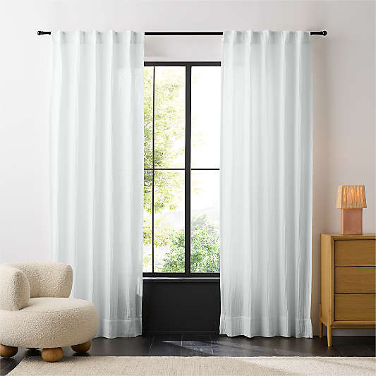 Supersoft Pampas Ivory Organic Cotton Kids Curtain Panel