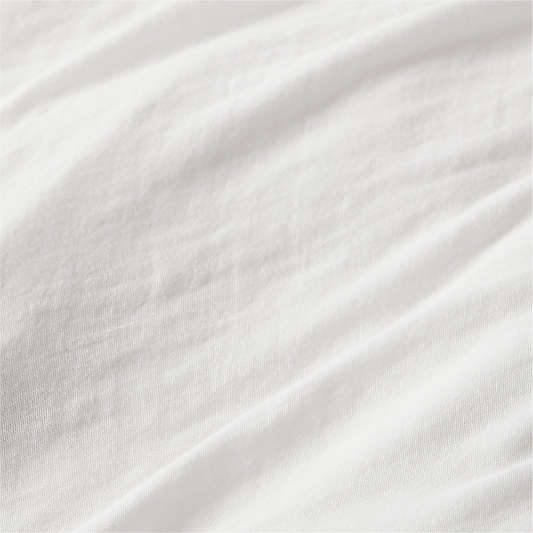 Organic Cotton Gauze Crisp White Duvet Cover