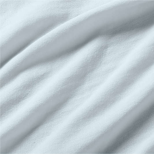 Organic Cotton Gauze Pale Blue Bed Sheet Set