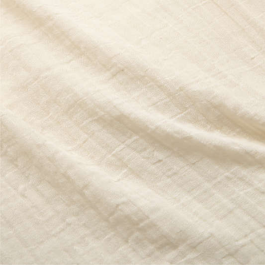 Organic Cotton Gauze Undyed Duvet Cover