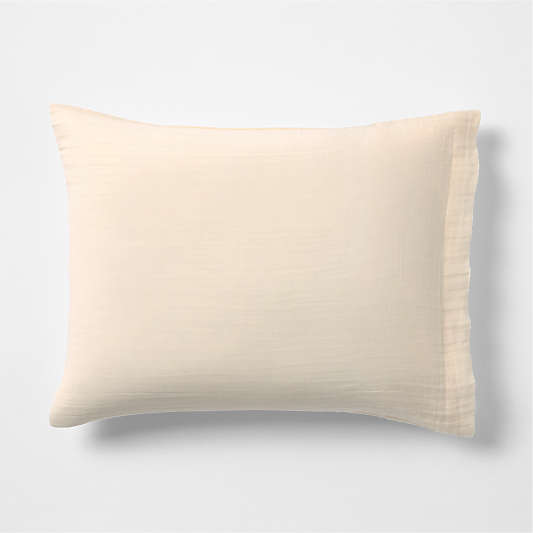 Supersoft Organic Cotton Gauze Undyed Bed Pillow Sham