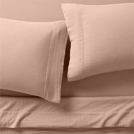 Supersoft Violet Rose 100% Organic Cotton Gauze Kids Twin Sheet Set