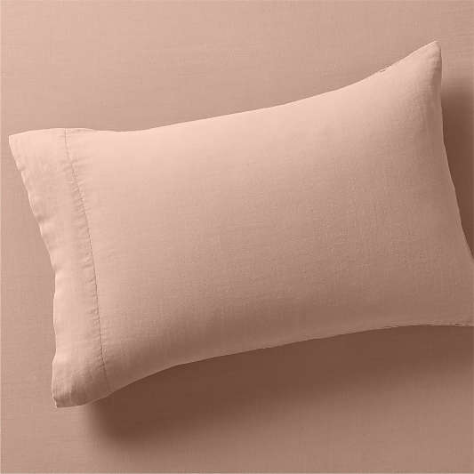 Supersoft Violet Rose Organic Cotton Gauze Kids Pillowcase