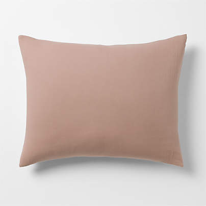 Supersoft Violet Rose Organic Cotton Gauze Kids Pillow Sham