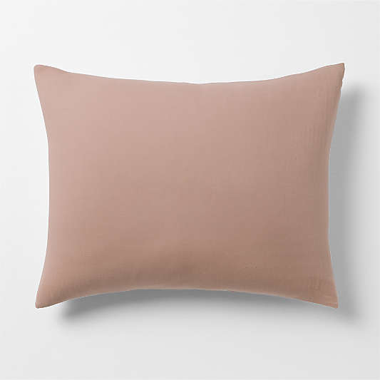 Supersoft Violet Rose Organic Cotton Gauze Kids Pillow Sham