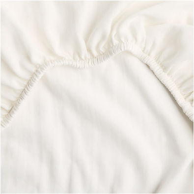 View Supersoft Pampas Ivory 100% Organic Cotton Gauze Baby Bassinet Sheet details