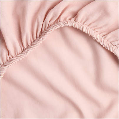 Supersoft Lilac Organic Cotton Gauze Baby Bassinet Sheet