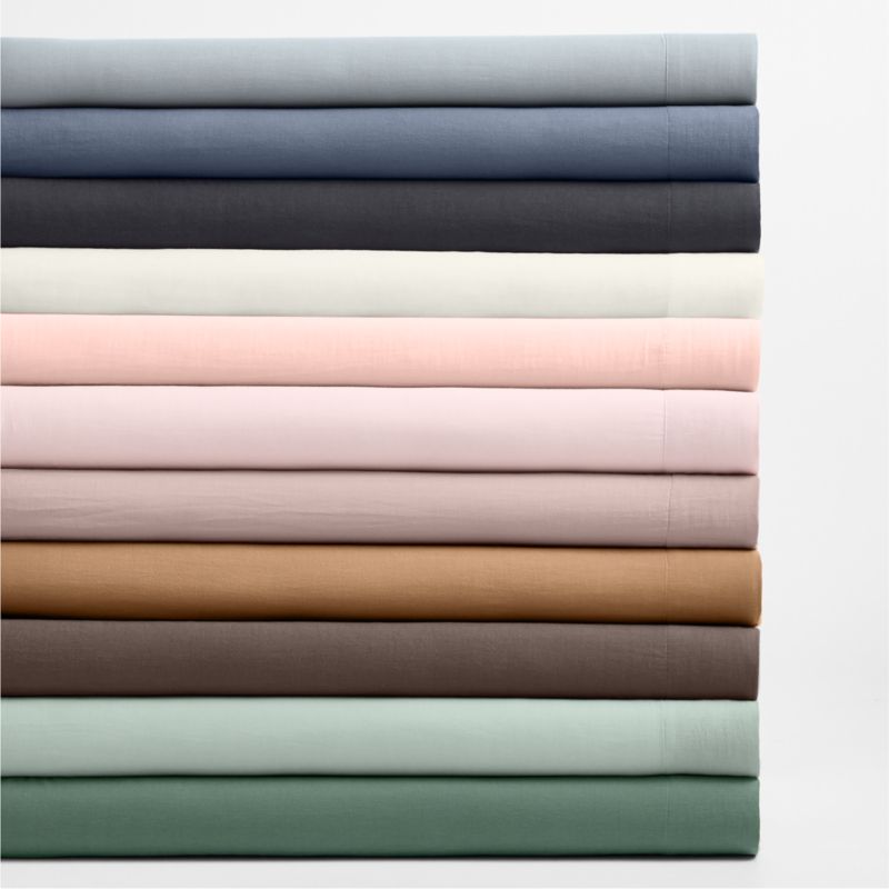 Supersoft Coy Blue 100% Organic Cotton Gauze Kids Full Sheet Set - image 2 of 8