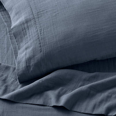 Supersoft Coy Blue 100% Organic Cotton Gauze Kids Sheet Set