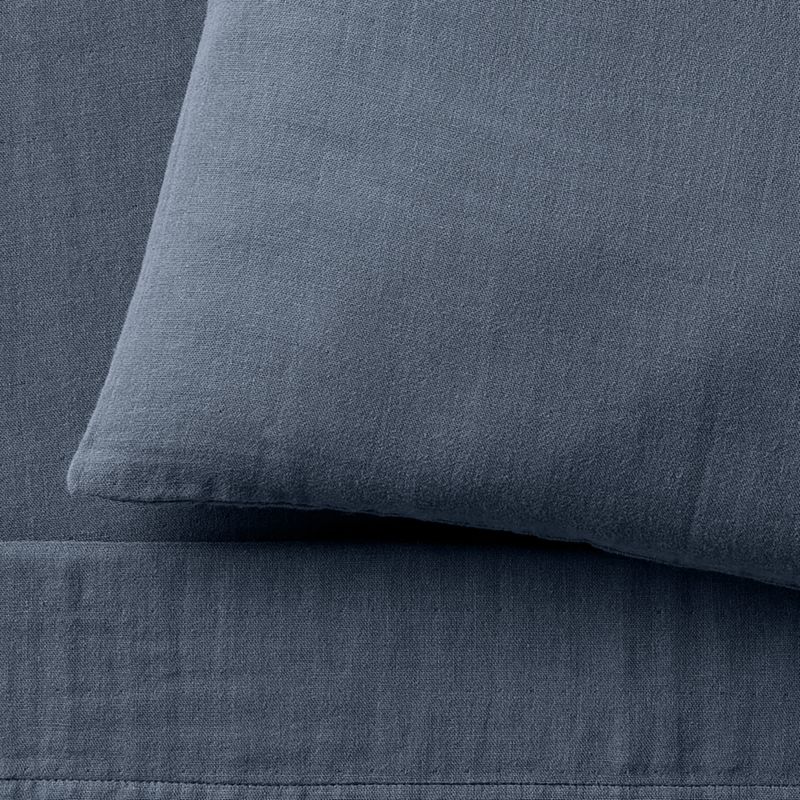 Supersoft Coy Blue Organic Cotton Gauze Toddler Sheet Set - image 1 of 3
