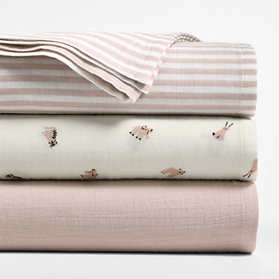 View Supersoft Lilac Rose 100% Organic Cotton Gauze Baby Swaddle Blankets, Set of 3 details