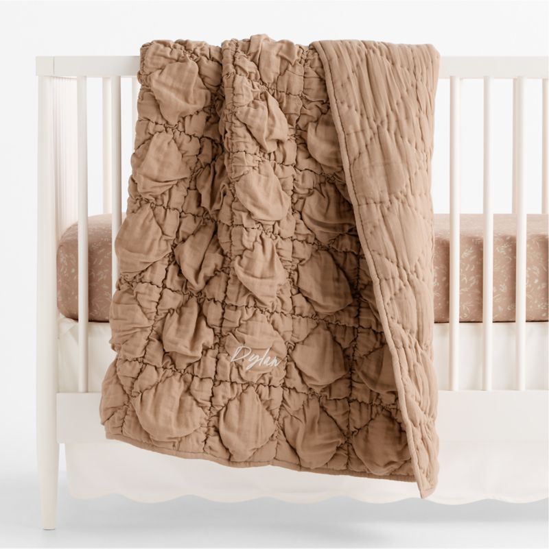 Supersoft Little Prairie Organic Cotton Gauze Baby Crib Fitted Sheet - image 4 of 5