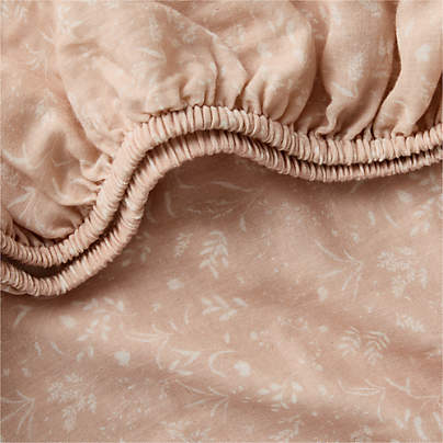 Supersoft Little Prairie Organic Cotton Gauze Baby Crib Fitted Sheet