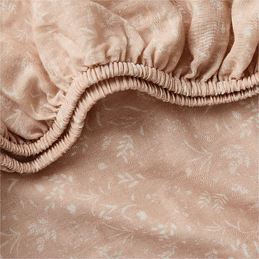 Supersoft Little Prairie Organic Cotton Gauze Baby Crib Fitted Sheet
