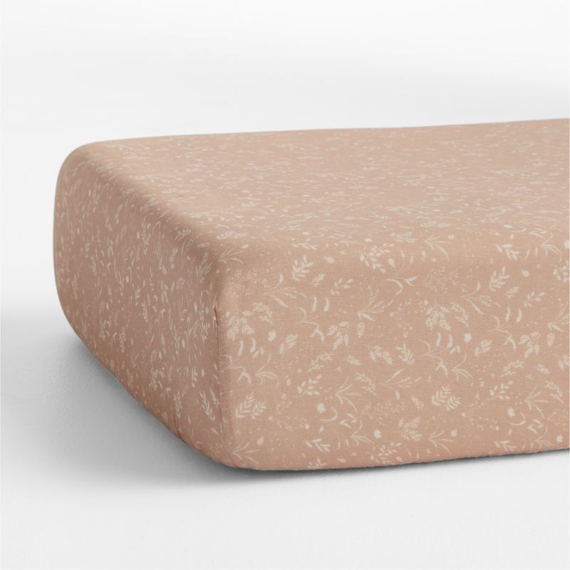Supersoft Little Prairie Organic Cotton Gauze Baby Crib Fitted Sheet - image 3 of 5