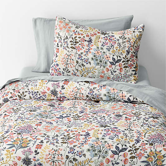 Supersoft Marguerite Floral 100% Organic Cotton Gauze Kids Duvet Cover