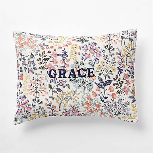 Supersoft Marguerite Floral Organic Cotton Gauze Kids Pillow Sham