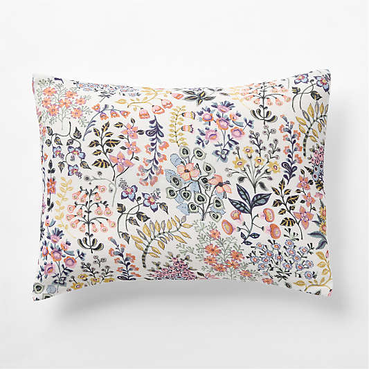 Supersoft Marguerite Floral Organic Cotton Gauze Kids Pillow Sham