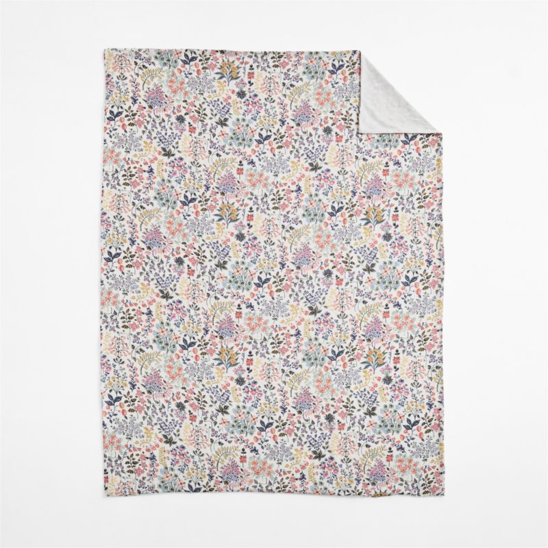 Supersoft Marguerite Floral 100% Organic Cotton Gauze Kids Twin Duvet Cover - image 1 of 9