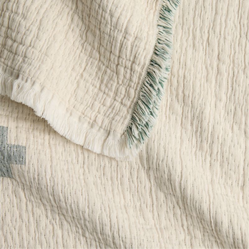 Supersoft Matelass Evergreen Tree Reversible Organic Cotton Kids Blanket - image 6 of 7