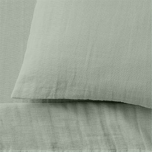 Supersoft Soft Green Organic Cotton Gauze Toddler Sheet Set