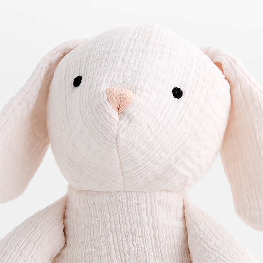 Supersoft Snuggle Cotton Gauze Bunny Kids Stuffed Animal