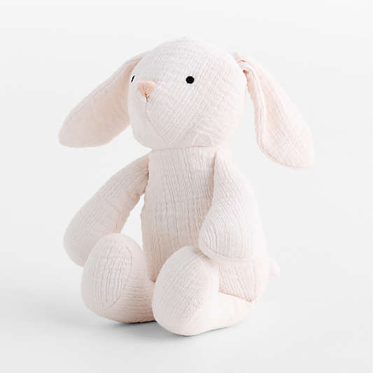 Supersoft Snuggle Cotton Gauze Bunny Kids Stuffed Animal
