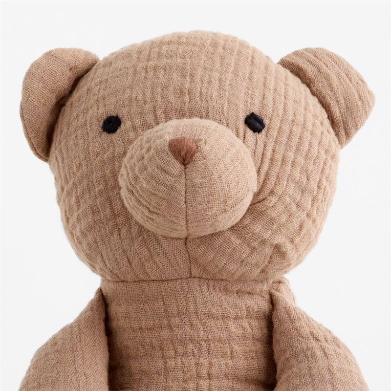 Supersoft Snuggle Cotton Gauze Bear Kids Stuffed Animal - image 2 of 3