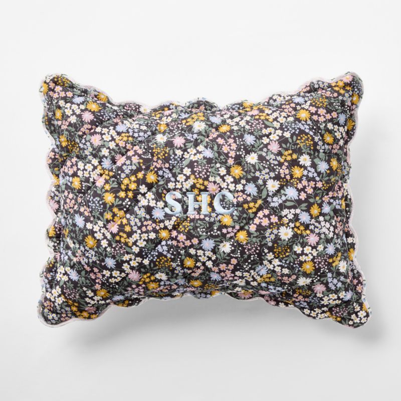 Supersoft Twilight Floral Organic Cotton Voile Kids Pillow Sham - image 1 of 5