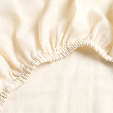 View Supersoft Undyed 100% Organic Cotton Gauze Baby Bassinet Sheet details