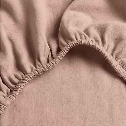 Supersoft Violet Rose 100% Organic Cotton Gauze Baby Bassinet Sheet