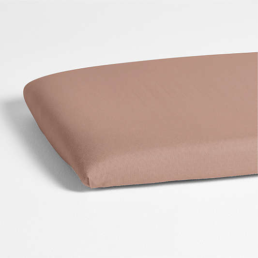 Supersoft Violet Rose 100% Organic Cotton Gauze Baby Bassinet Sheet