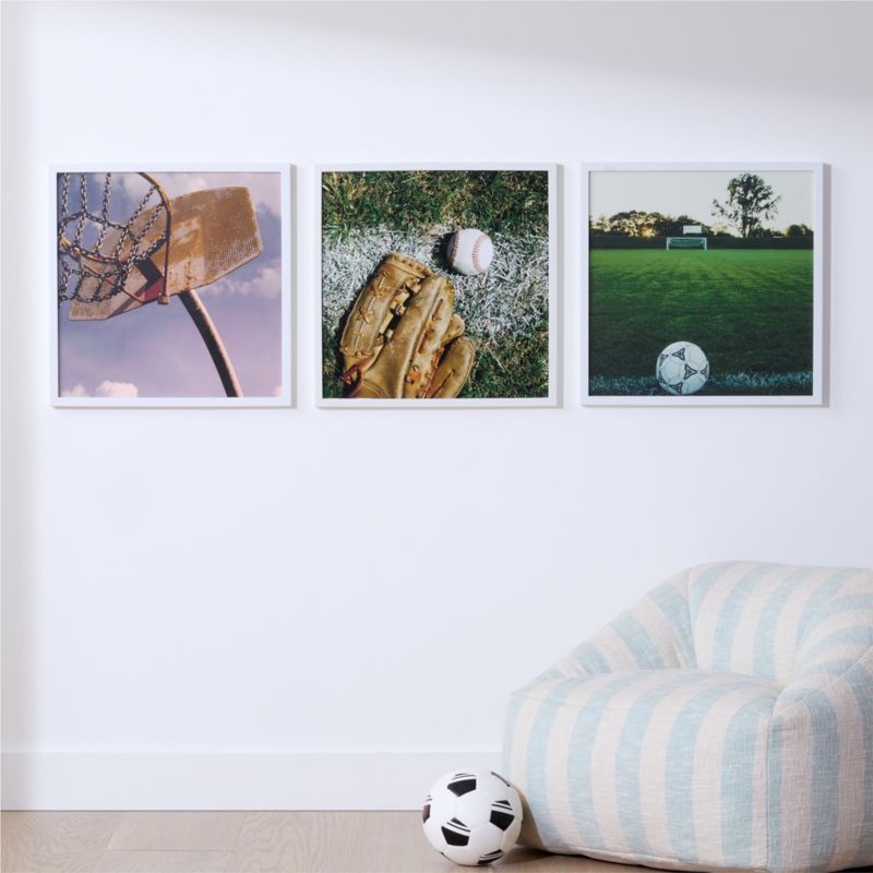 Baseball Mitt Framed Wall Art Print - image 1 of 5
