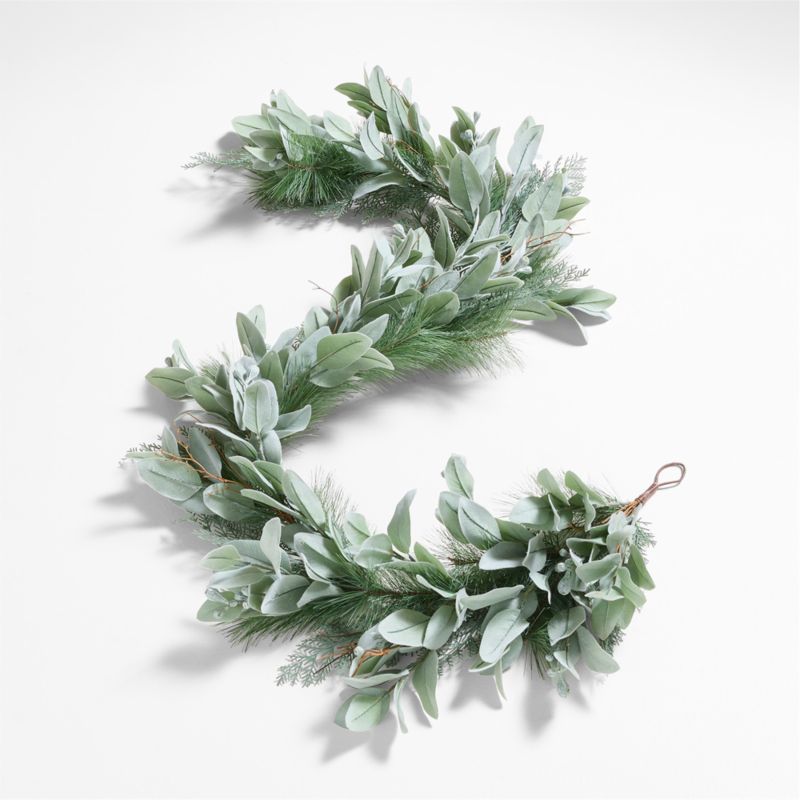 Faux Spruce and Eucalyptus Holiday Garland 6' - image 4 of 7