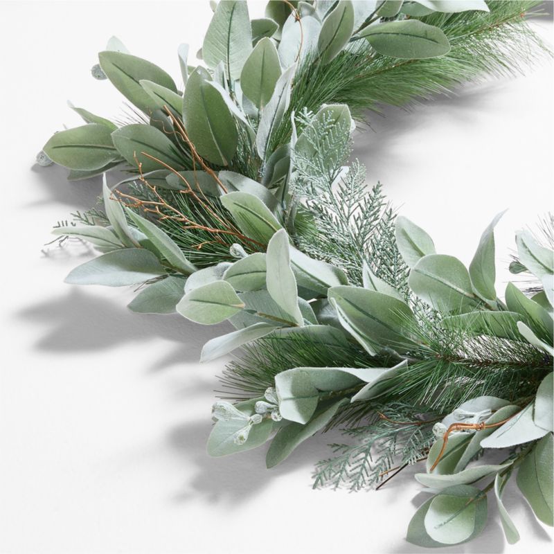 Faux Spruce & Eucalyptus Holiday Wreath & Garland Set - image 1 of 2