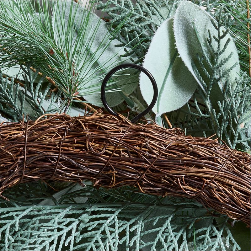 Faux Spruce and Eucalyptus Holiday Wreath 28" - image 4 of 6