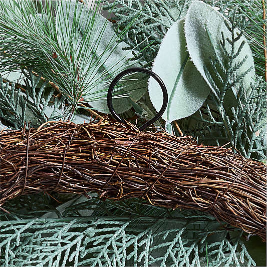 Faux Spruce and Eucalyptus Holiday Wreath 28"