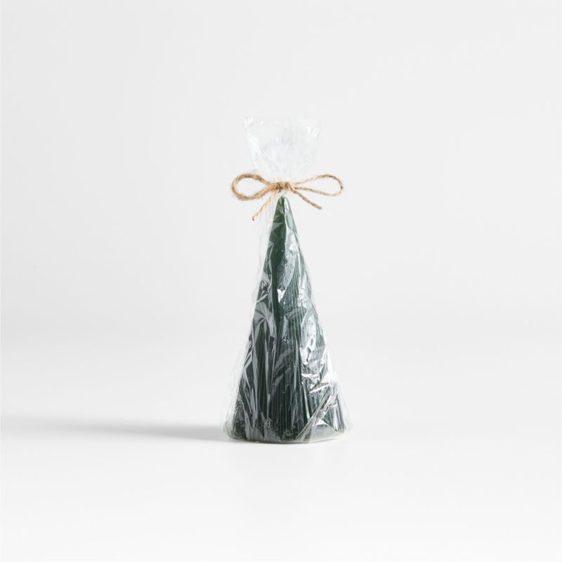 Spruce 6" Ribbed Christmas Tree Candle - image 5 of 6