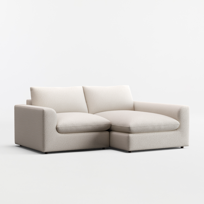 Serenity 2-Piece Small Space Sectional Sofa with Chaise Lounge - image 3 of 5