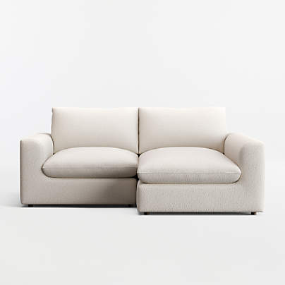Serenity 2-Piece Small Space Sectional Sofa with Chaise Lounge
