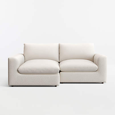 Serenity 2-Piece Small Space Sectional Sofa with Chaise Lounge