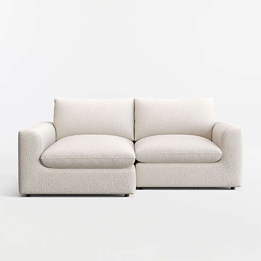 Serenity 2-Piece Small Space Sectional Sofa with Chaise Lounge