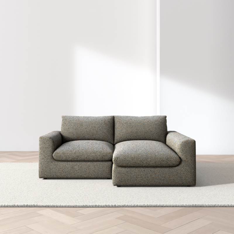 Serenity 2-Piece Small Space Sectional Sofa with Chaise Lounge - image 3 of 10