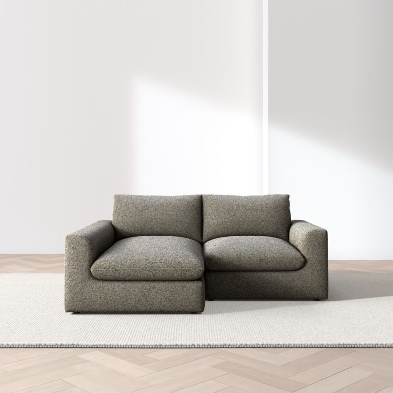 View Serenity 2-Piece Small Space Sectional Sofa with Chaise Lounge - image 4 of 11