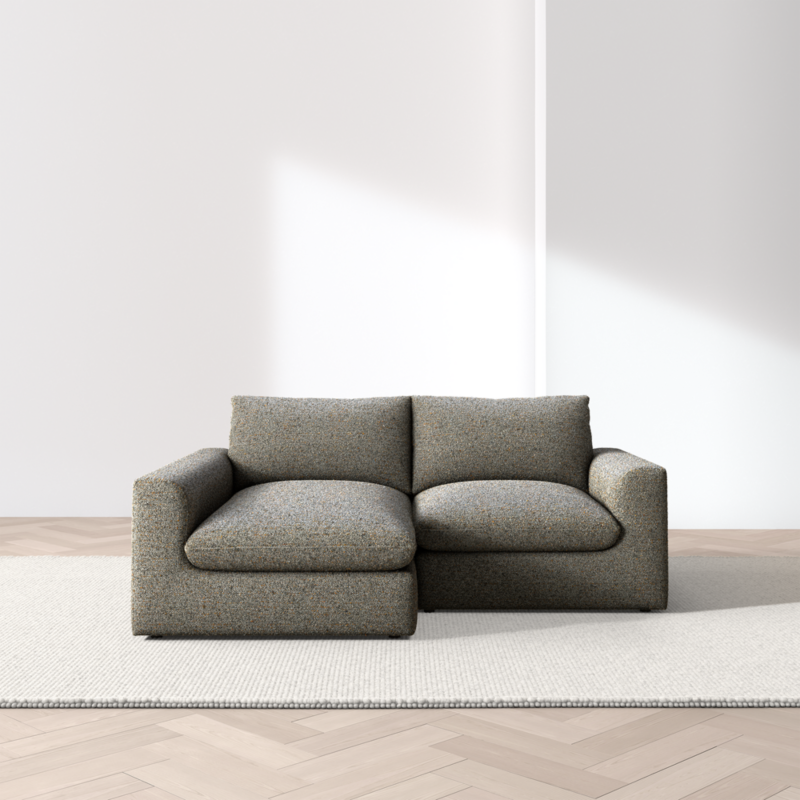 Serenity 2-Piece Small Space Sectional Sofa with Chaise Lounge - image 3 of 10