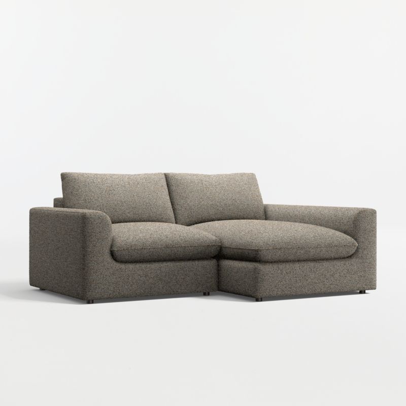 View Serenity 2-Piece Small Space Sectional Sofa with Chaise Lounge - image 3 of 5