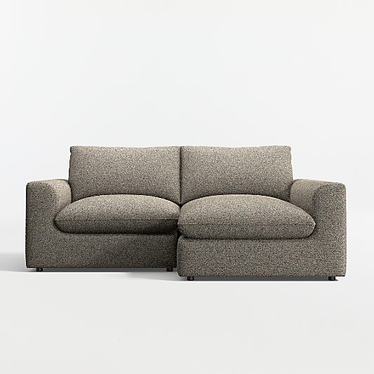 Serenity 2-Piece Small Space Sectional Sofa with Chaise Lounge