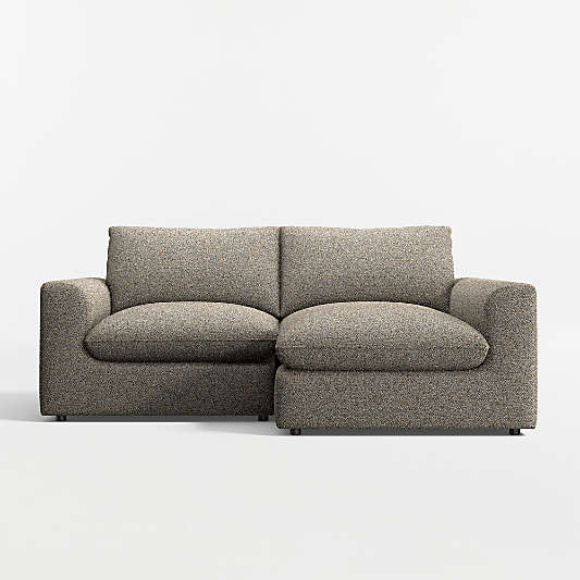Serenity 2-Piece Small Space Sectional Sofa with Chaise Lounge